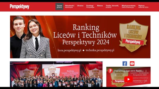 TARCZE DLA NAJLEPSZYCH LICEÓW I TECHNIKÓW