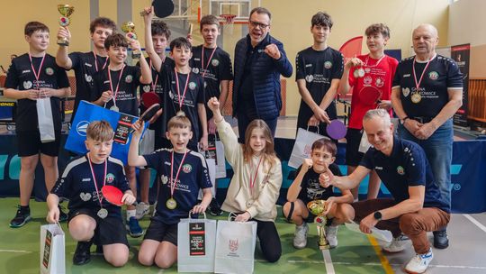 Tenisiści stołowi z Polkowic triumfują na olimpiadzie