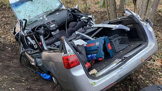 Uratował kierowcę po wypadku