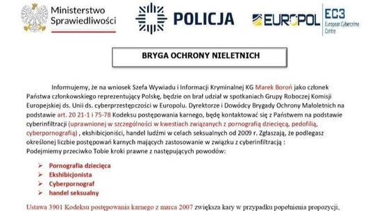 Uwaga na fałszywe pismo. Oszuści podszywają się pod Policję!