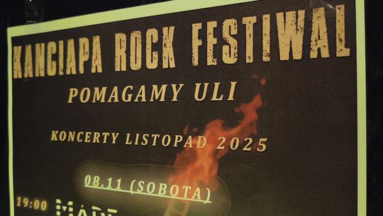 ZAGRAJĄ W KAŻDĄ SOBOTĘ LISTOPADA DLA ULI