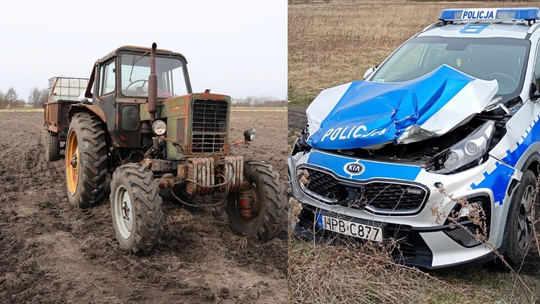 ZUCHWAŁA UCIECZKA TRAKTOREM