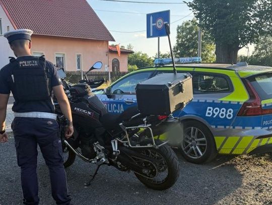 Akcja „Motocyklista” w powiecie polkowickim. Są mandaty i zatrzymania