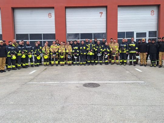 Egzamin strażaków OSP w Głogowie. Sprawdzian w akcji