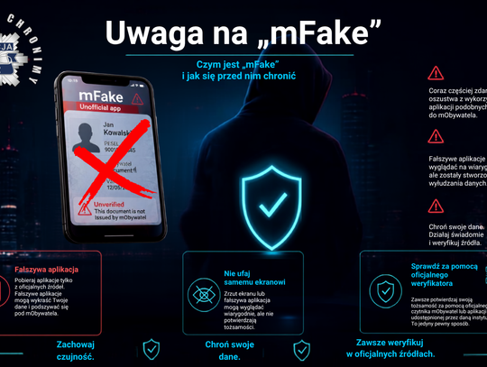 „Fake mObywatel” coraz większym zagrożeniem. Policja ostrzega