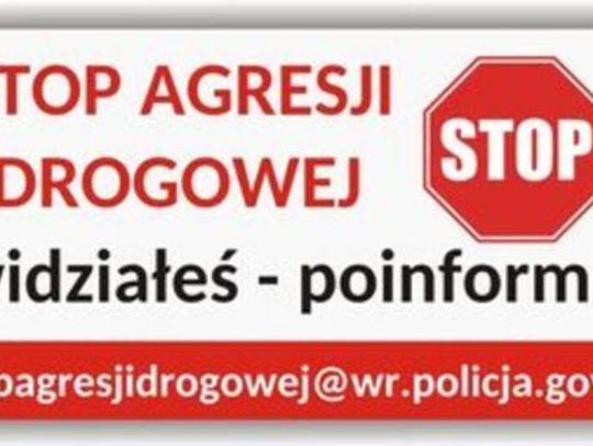 Głogów: Zgłoś agresję na drodze. Policja apeluje do mieszkańców