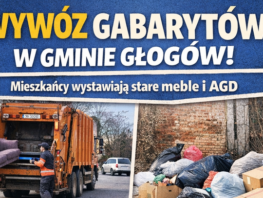 Gmina Głogów: odbiór odpadów wielkogabarytowych – sprawdź daty