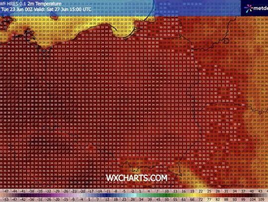Nadciąga ekstremalny żar. Nawet 40°C w zachodniej Polsce pod koniec tygodnia