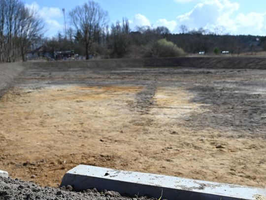 Sława z nową inwestycją. Powstał zbiornik i będzie park