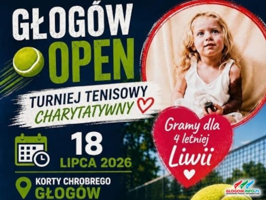 W GŁOGOWIE TENISIŚCI ZAGRAJĄ DLA LIWII