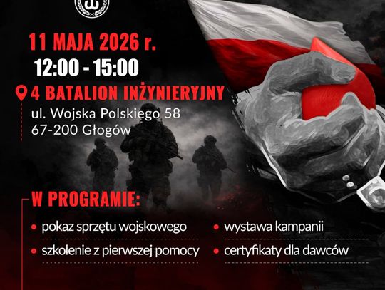 Żołnierze i mieszkańcy razem. Akcja krwiodawstwa w Głogowie