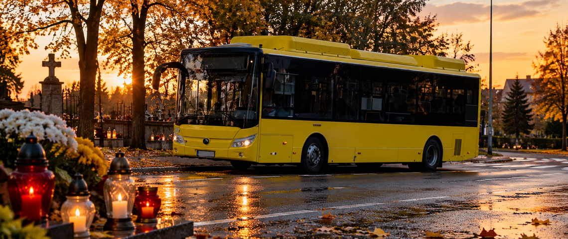 Autobusem na cmentarz. 1 listopada w Polkowicach ruszy linia nr 13 Autobusem na cmentarz. 1 listopada w Polkowicach ruszy linia nr 13