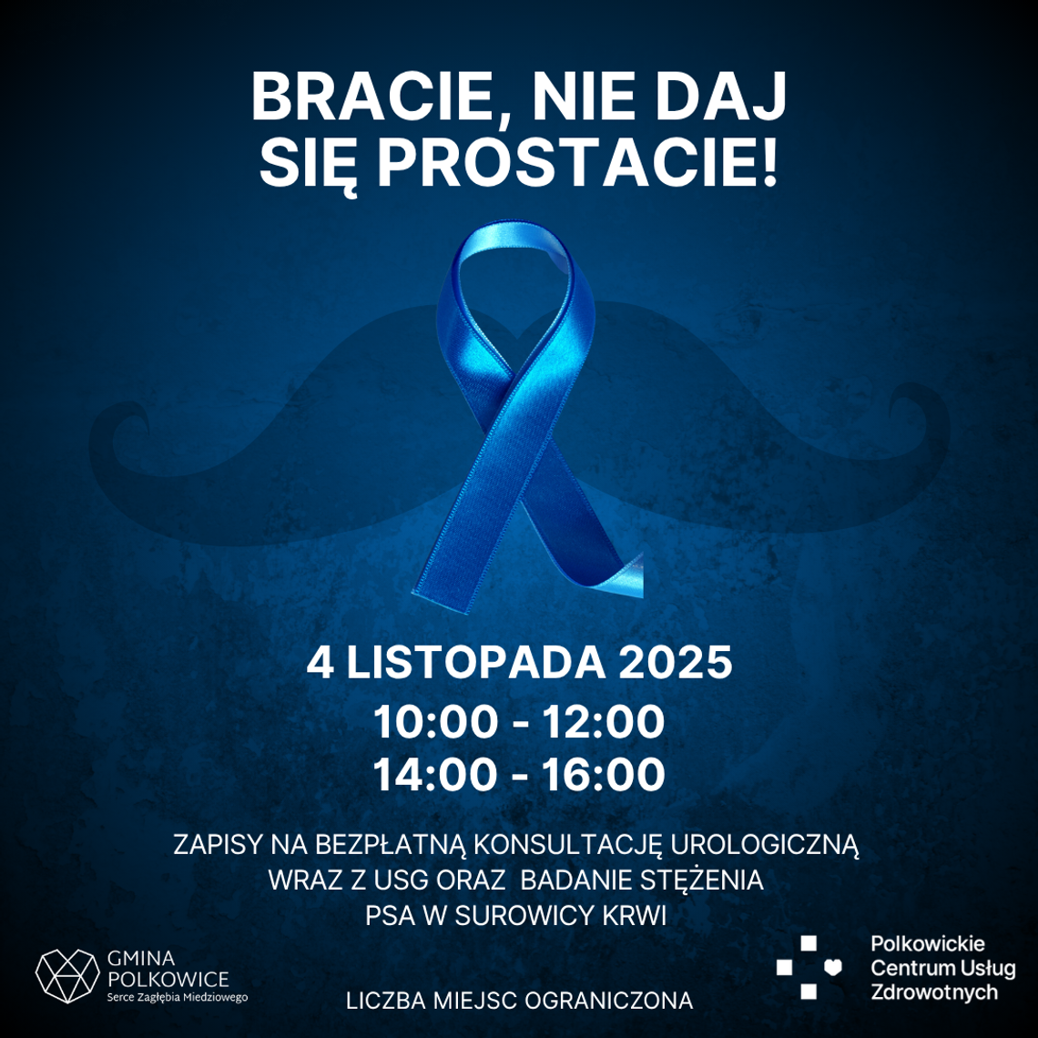 Bracie, nie daj się prostacie! Darmowe badania w PCUZ Polkowice Bracie, nie daj się prostacie! Darmowe badania w PCUZ Polkowice