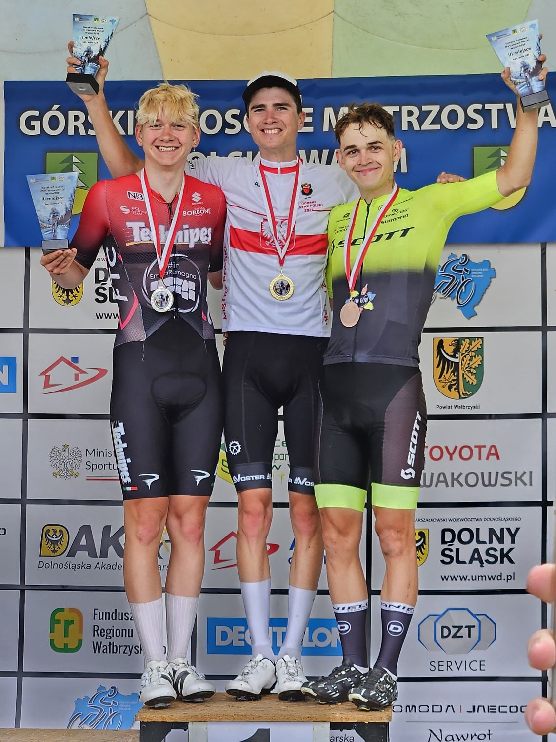 Brąz Garnka i świetna jazda kolarzy CHROBRY GŁOGÓW w Walimiu