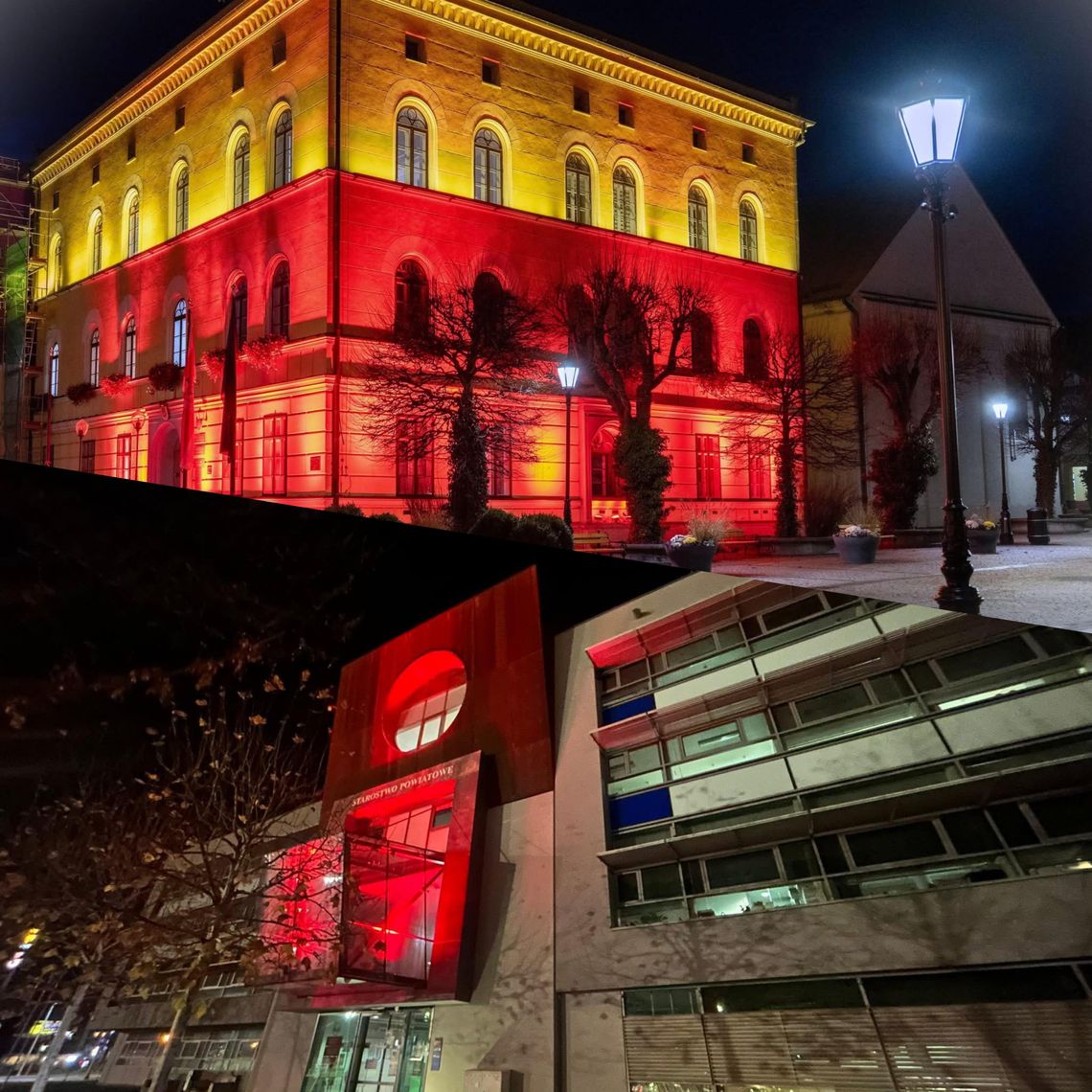 Czerwone światło w Polkowicach. Symboliczny gest dla dzieci Czerwone światło w Polkowicach. Symboliczny gest dla dzieci