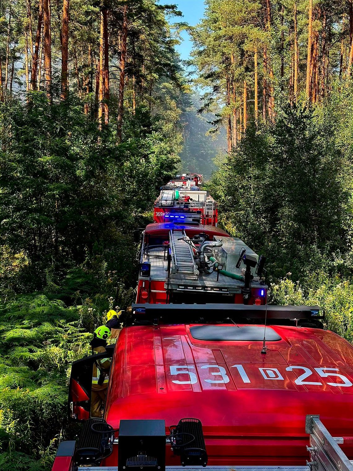 Dwa pożary jednego dnia. Strażacy z powiatu polkowickiego w akcji Dwa pożary jednego dnia. Strażacy z powiatu polkowickiego w akcji