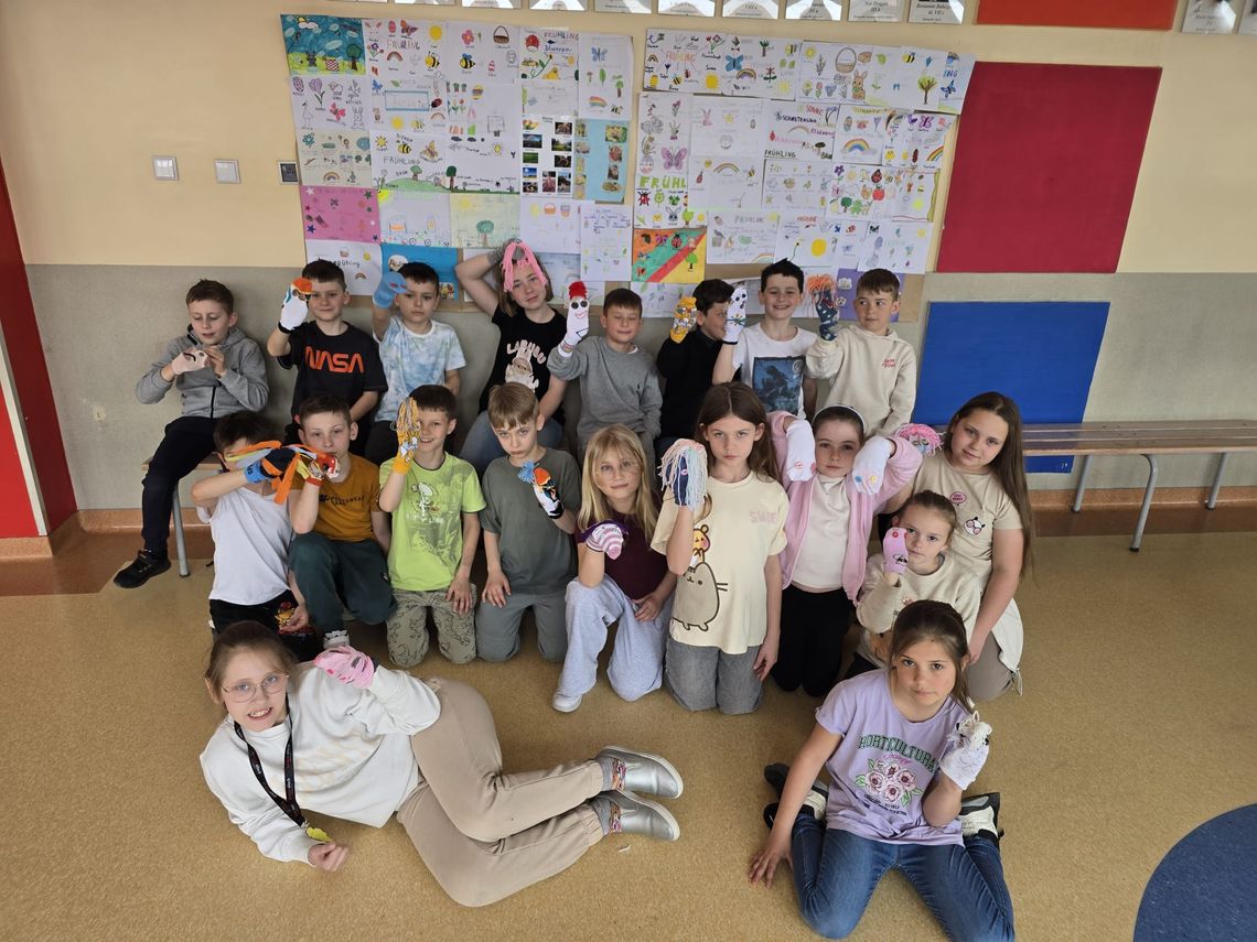 Dzieci z Polkowic ożywiły skarpetki po akcji społecznej