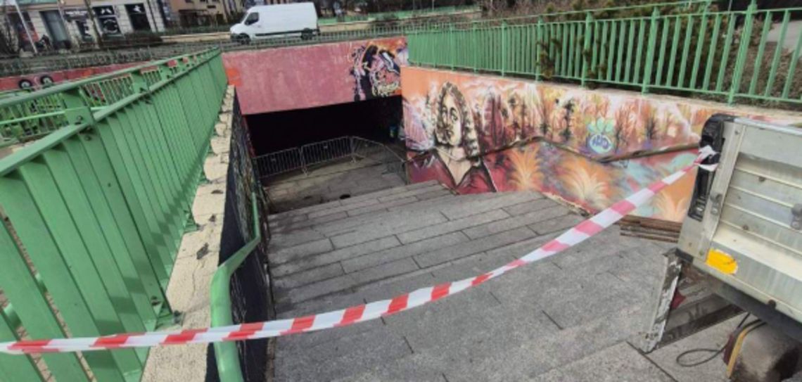 Głogów: Przejście podziemne częściowo zamknięte
