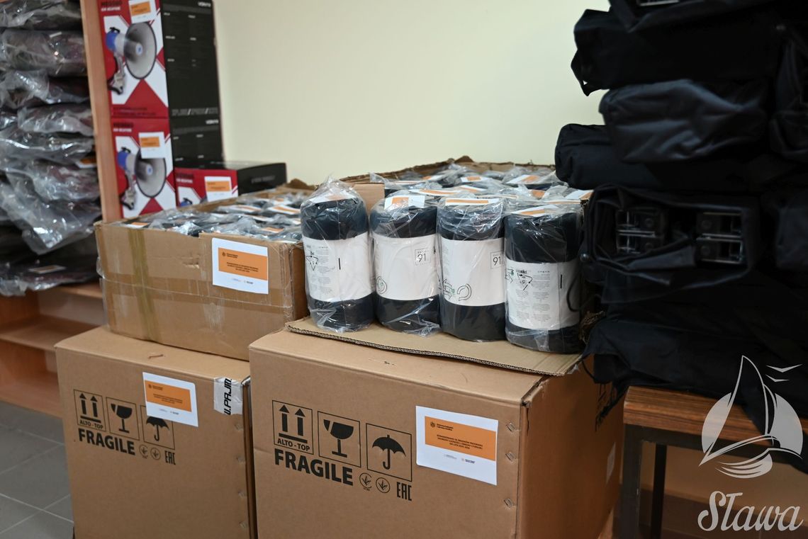 Gmina Sława wzmacnia bezpieczeństwo mieszkańców. Nowy sprzęt za 53 tys. zł