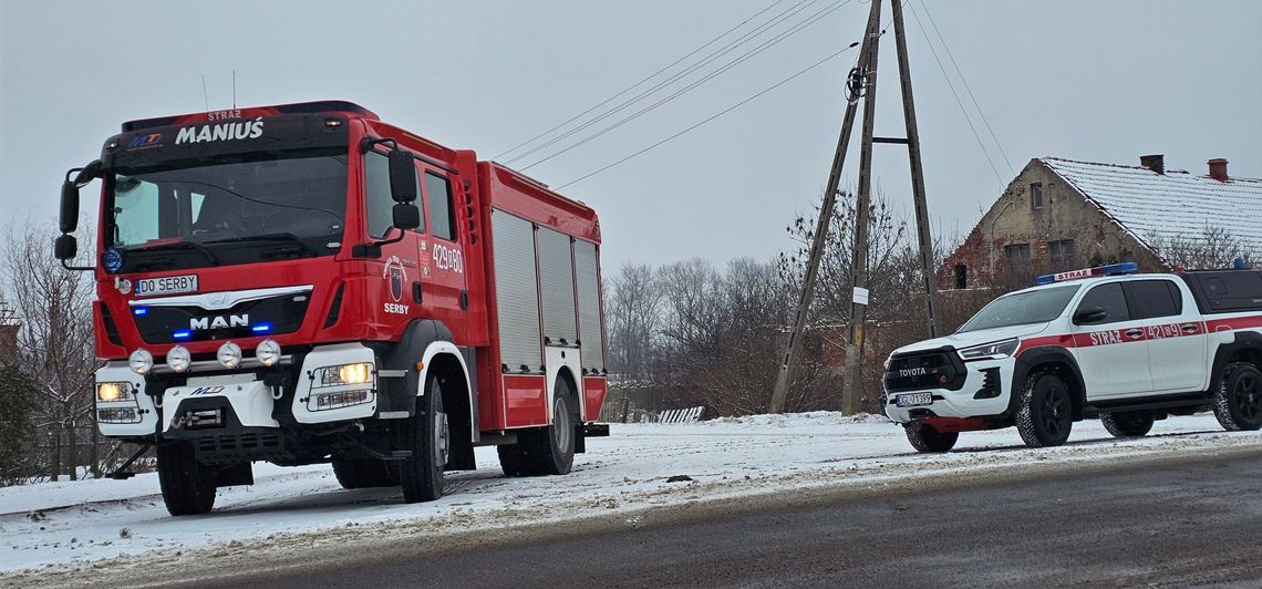 Grodziec Mały: strażacy ugasili pożar sadzy w kominie