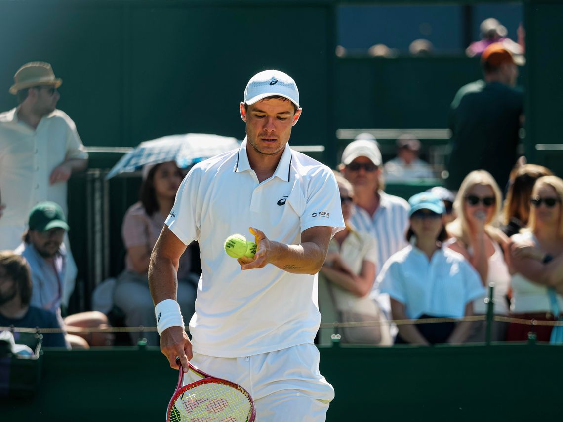 Kamil Majchrzak z logo KGHM na US Open! Polak już wygrał Kamil Majchrzak z logo KGHM na US Open! Polak już wygrał