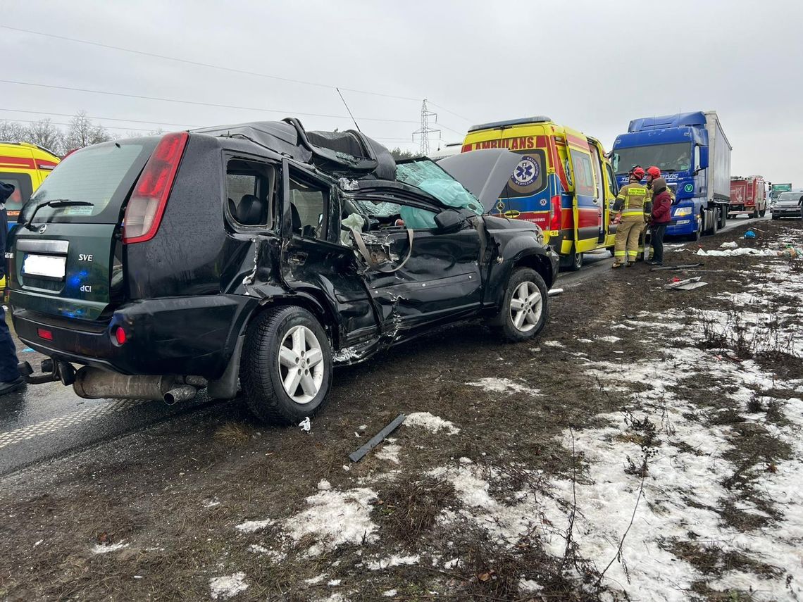 Karambol na S3. Jeden pacjent wciąż w szpitalu w Głogowie