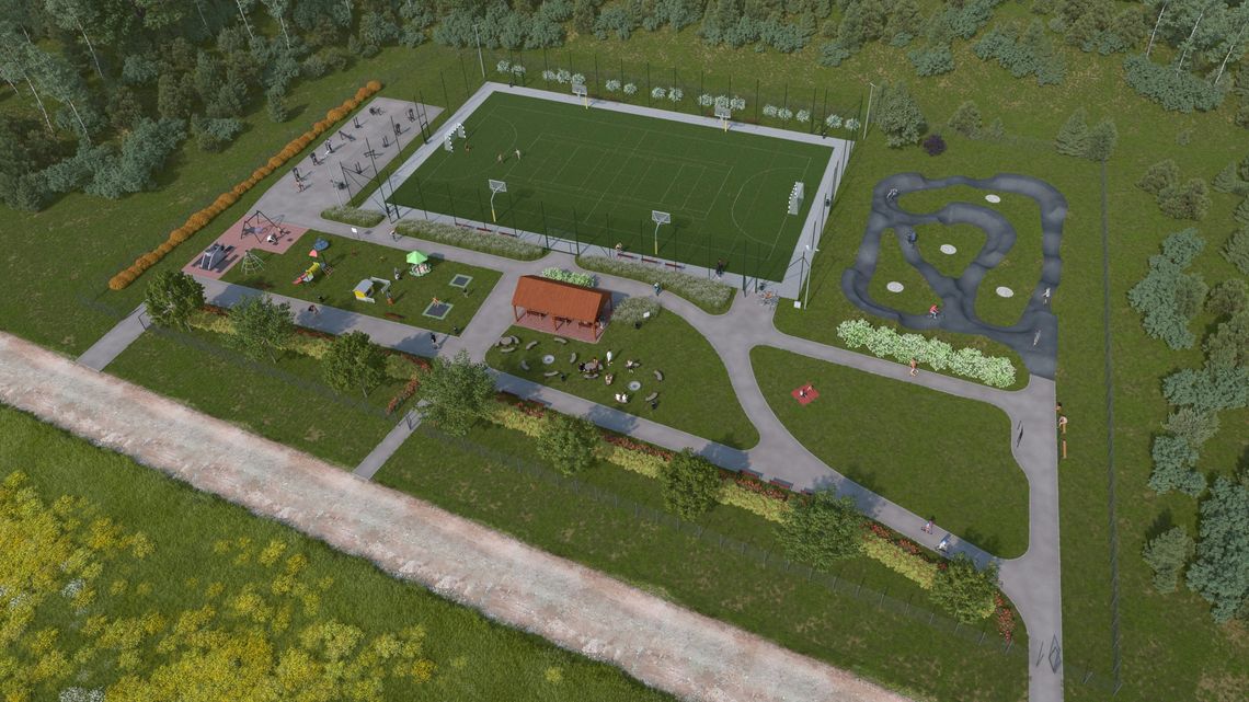 Kaźmierzów zyska nową atrakcję. Powstanie nowoczesny pumptrack Kaźmierzów zyska nową atrakcję. Powstanie nowoczesny pumptrack