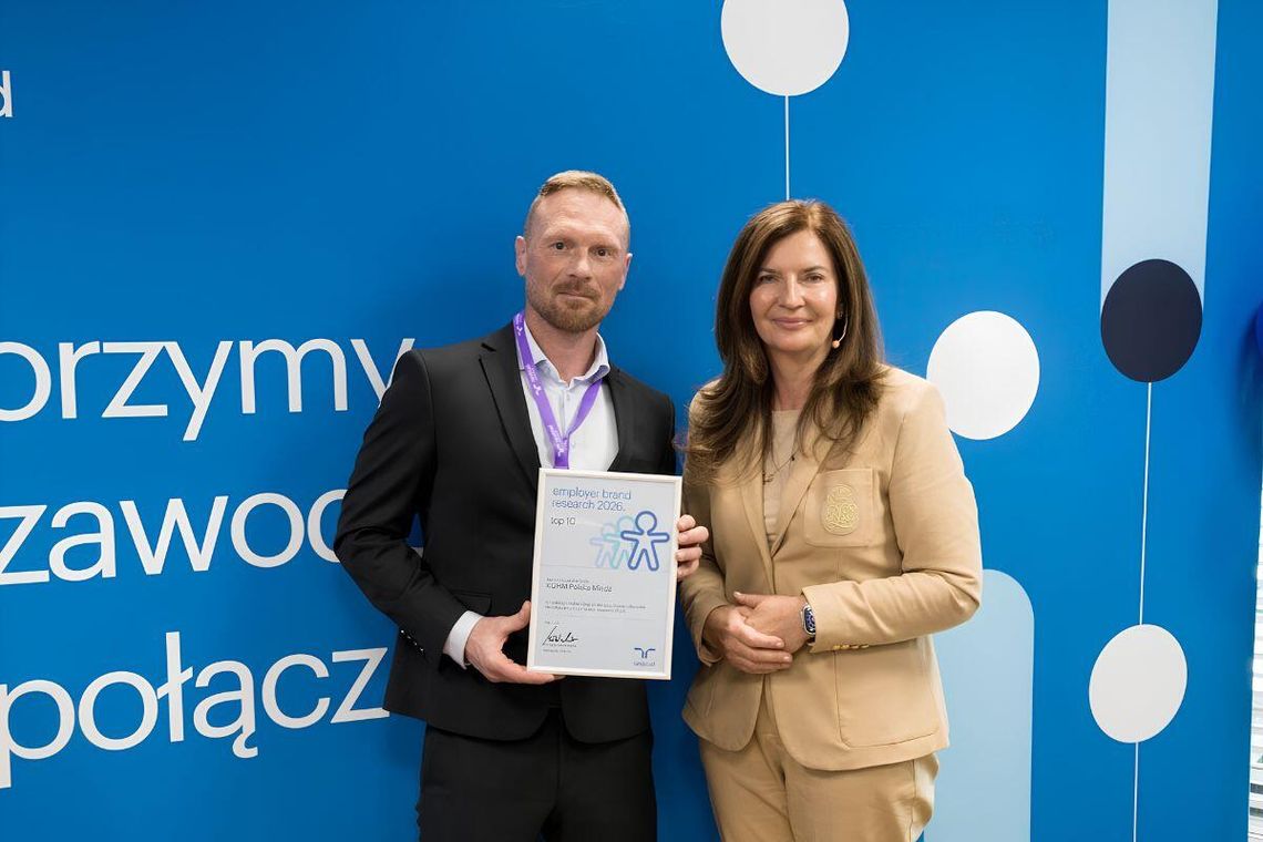 KGHM wśród najlepszych pracodawców w Polsce. Lider branży surowców
