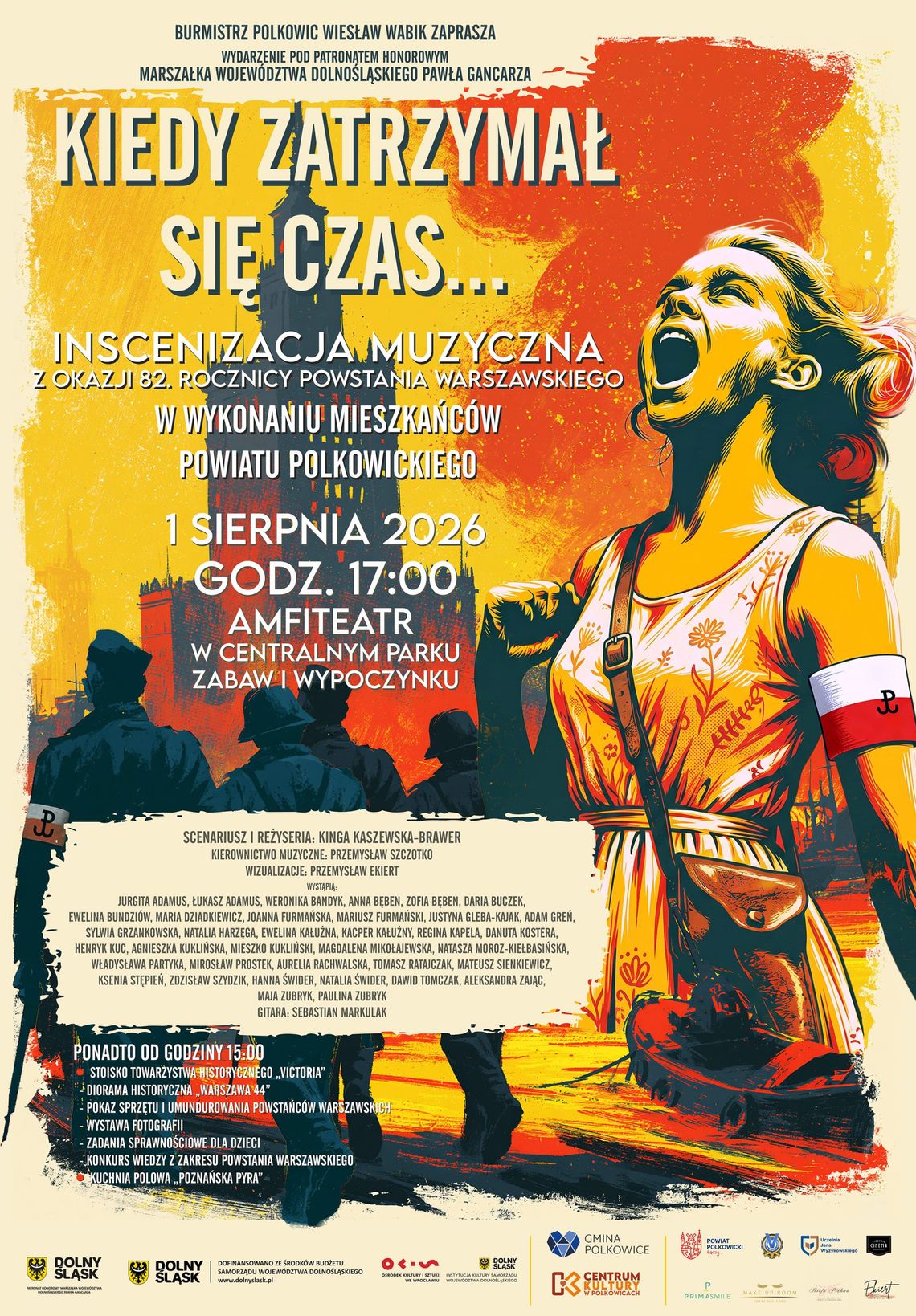 „Kiedy zatrzymał się czas…” w Polkowicach. Mieszkańcy stworzą spektakl „Kiedy zatrzymał się czas…” w Polkowicach. Mieszkańcy stworzą spektakl