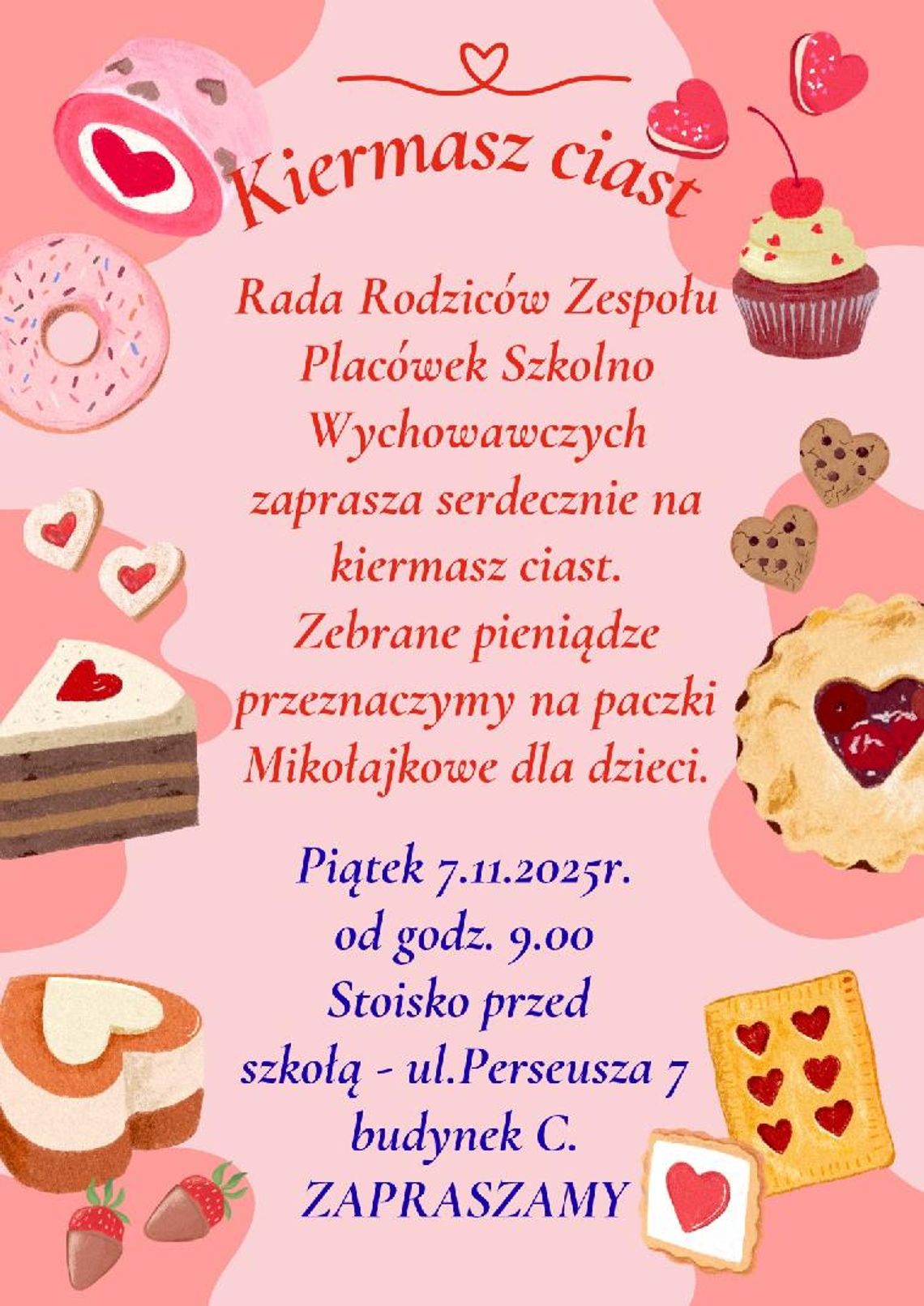 Kiermasz ciast przed ZPSW w Głogowie. Cel? Paczki Mikołajkowe! Kiermasz ciast przed ZPSW w Głogowie. Cel? Paczki Mikołajkowe!