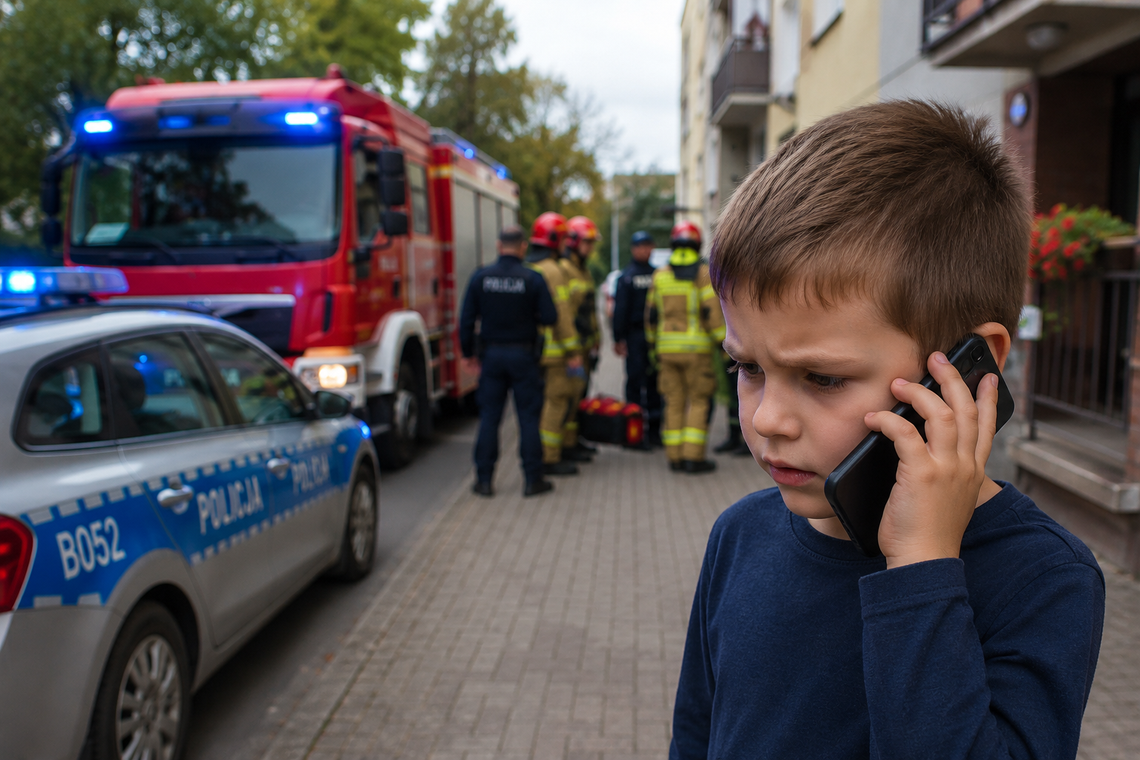 Kilkuletni głogowianin zadzwonił po pomoc. Finał zaskoczył służby Kilkuletni głogowianin zadzwonił po pomoc. Finał zaskoczył służby