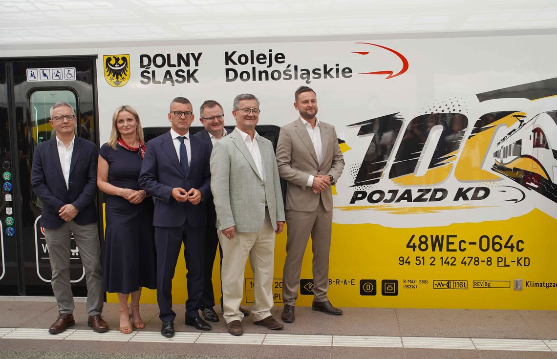 Koleje Dolnośląskie mają już 100 pociągów. Setny Elf dotarł na Dolny Śląsk