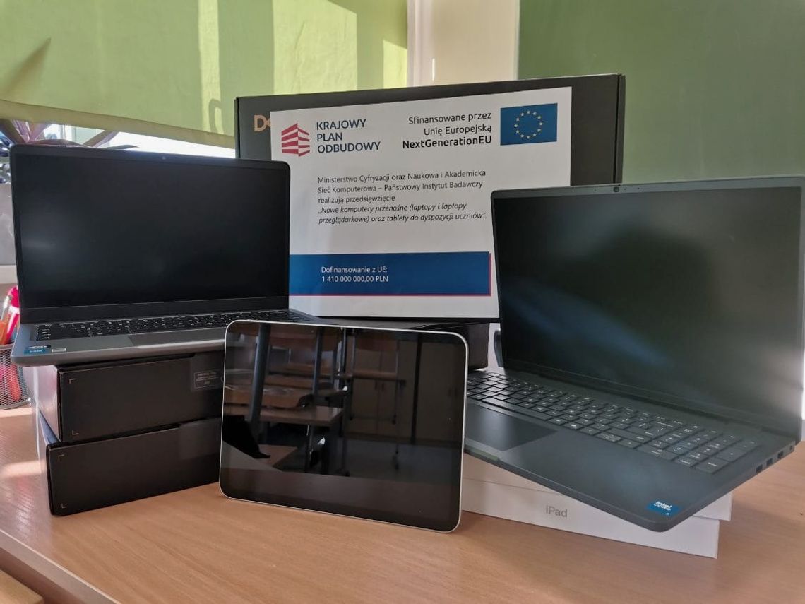 Laptopy i tablety dla uczniów. Szkoły w gminie Głogów z nowym sprzętem