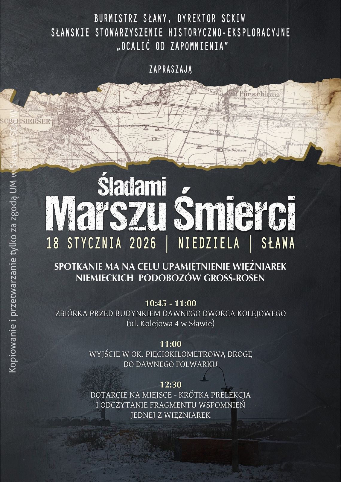 Marsz Pamięci w Sławie. Uczczenie więźniarek Gross-Rosen