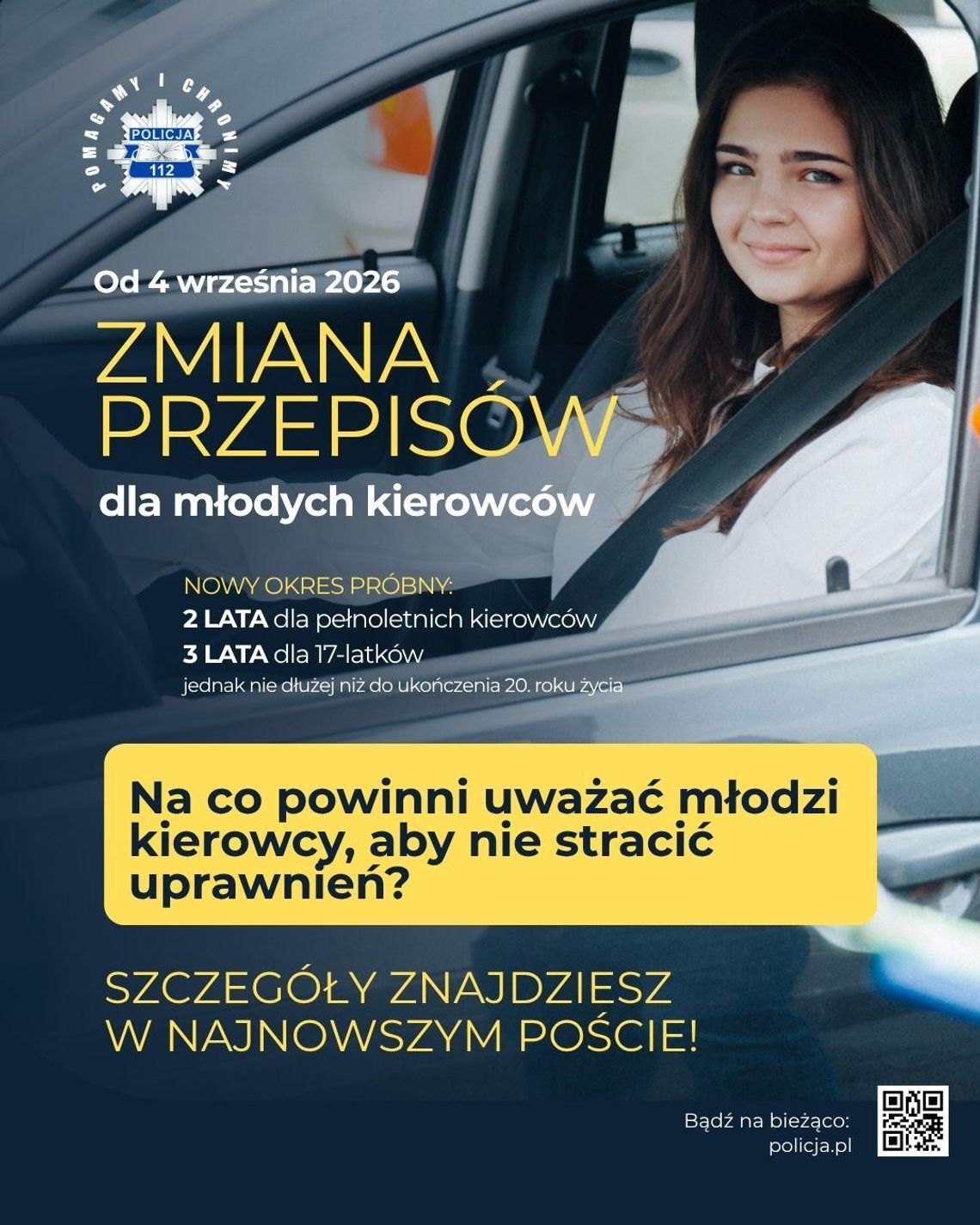 Masz mniej niż 18 lat? Za kierownicą obowiązują cię nowe zasady Masz mniej niż 18 lat? Za kierownicą obowiązują cię nowe zasady