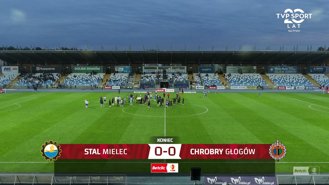 MECZ WALKI BEZ GOLI. CHROBRY REMISUJE W MIELCU MECZ WALKI BEZ GOLI. CHROBRY REMISUJE W MIELCU