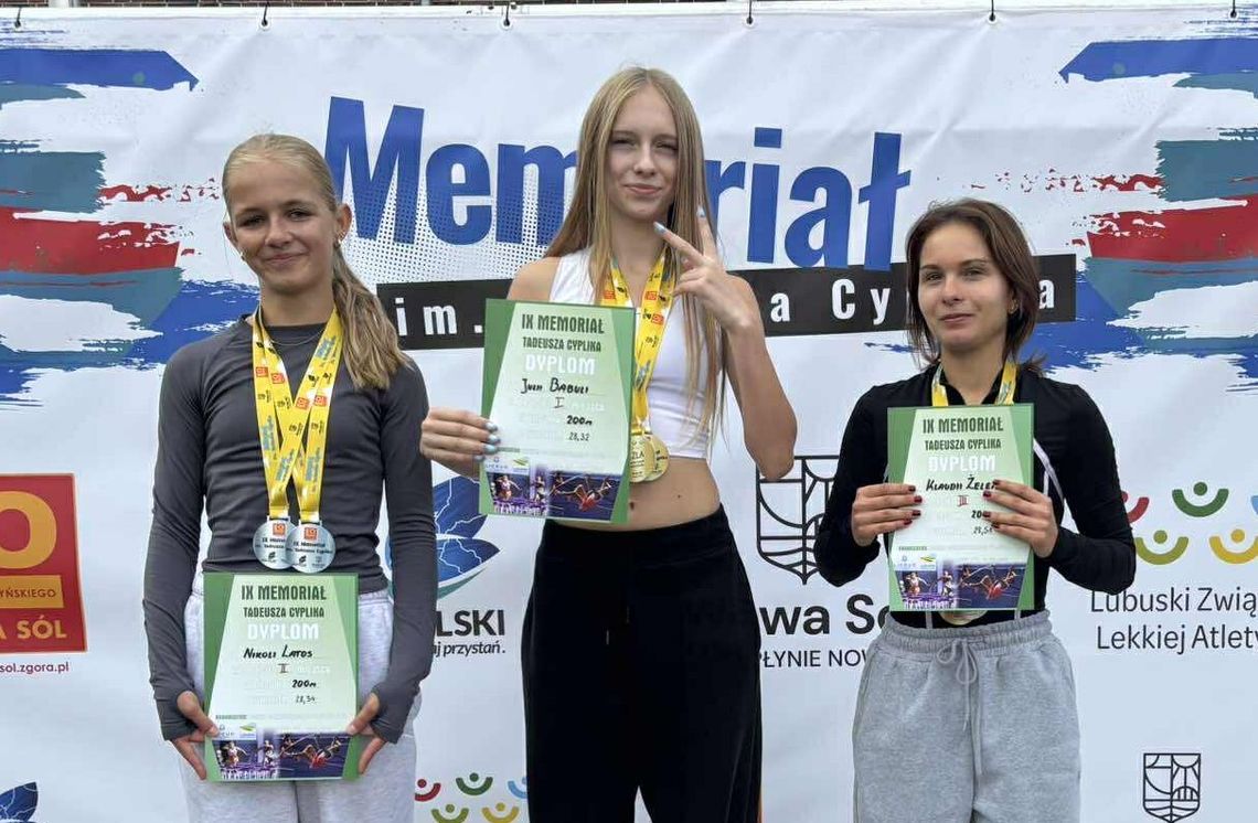 Młodzi lekkoatleci błyszczą i zdobywają medale