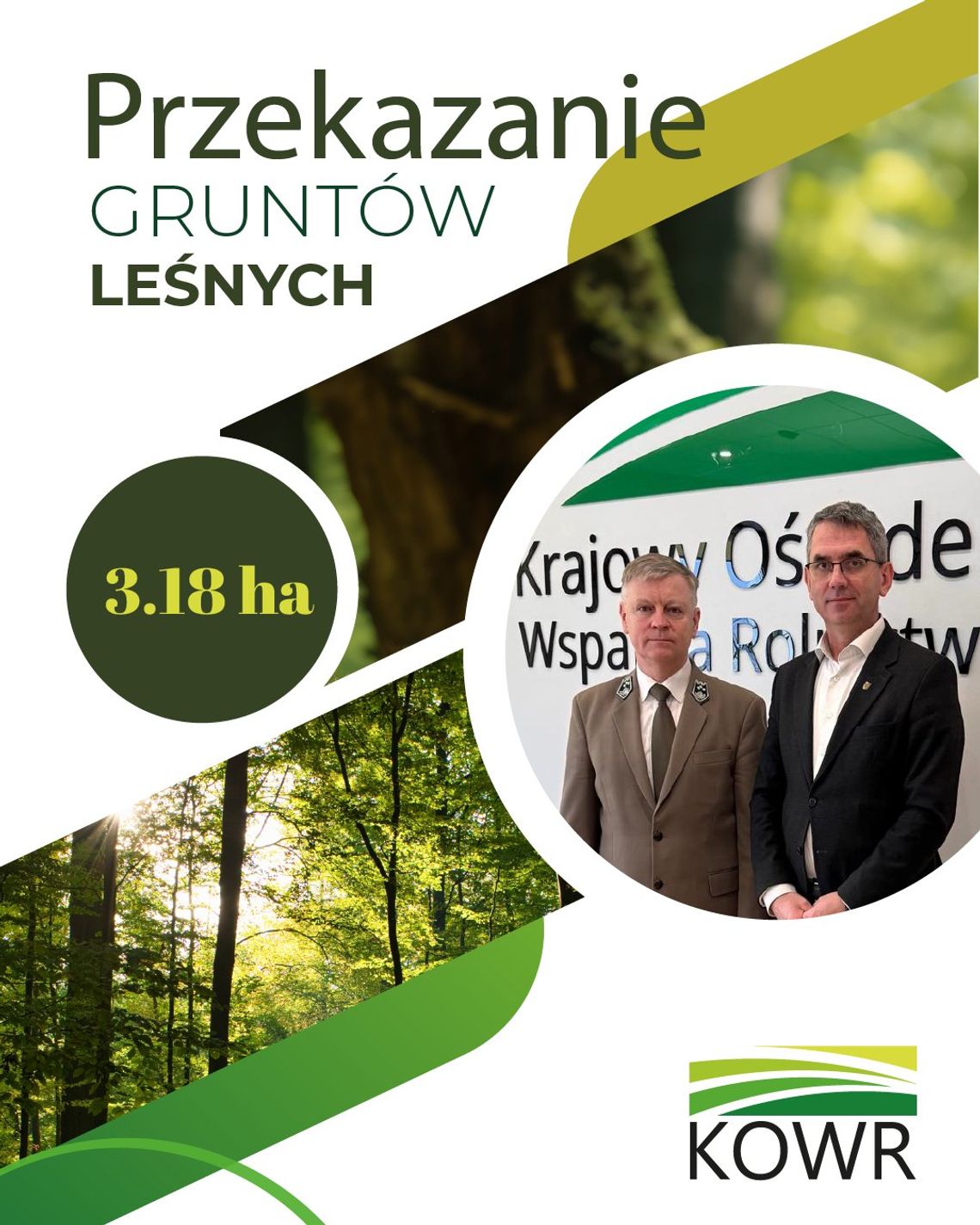 Nowe tereny dla Nadleśnictwa Głogów. Umowa podpisana we Wrocławiu