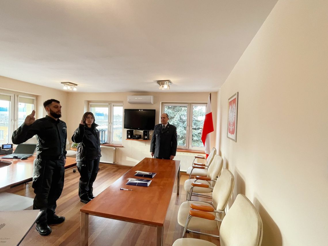 Nowi funkcjonariusze Służby Więziennej rozpoczęli służbę w Głogowie