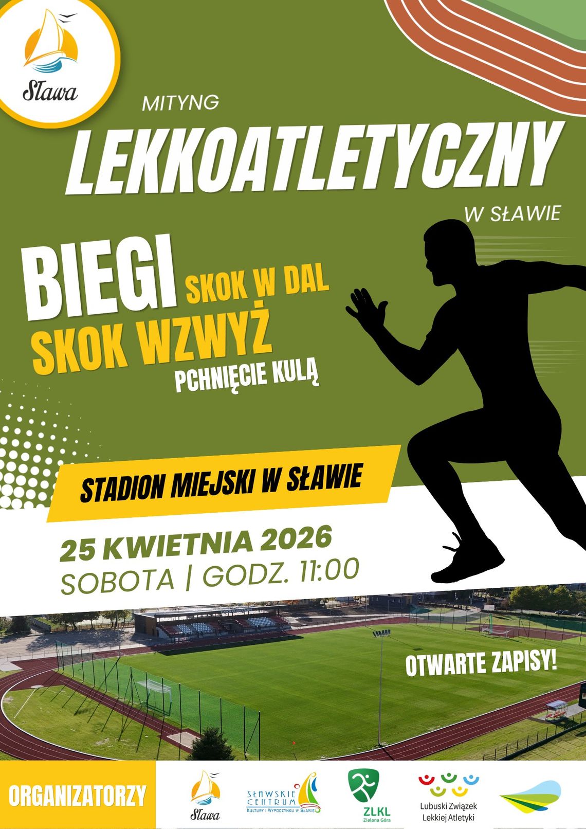 Nowy stadion w Sławie z pierwszym mityngiem. Sprawdź szczegóły