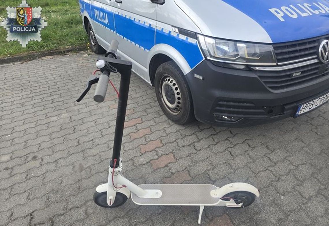 Pijany jechał hulajnogą. Dostał 2500 zł mandatu