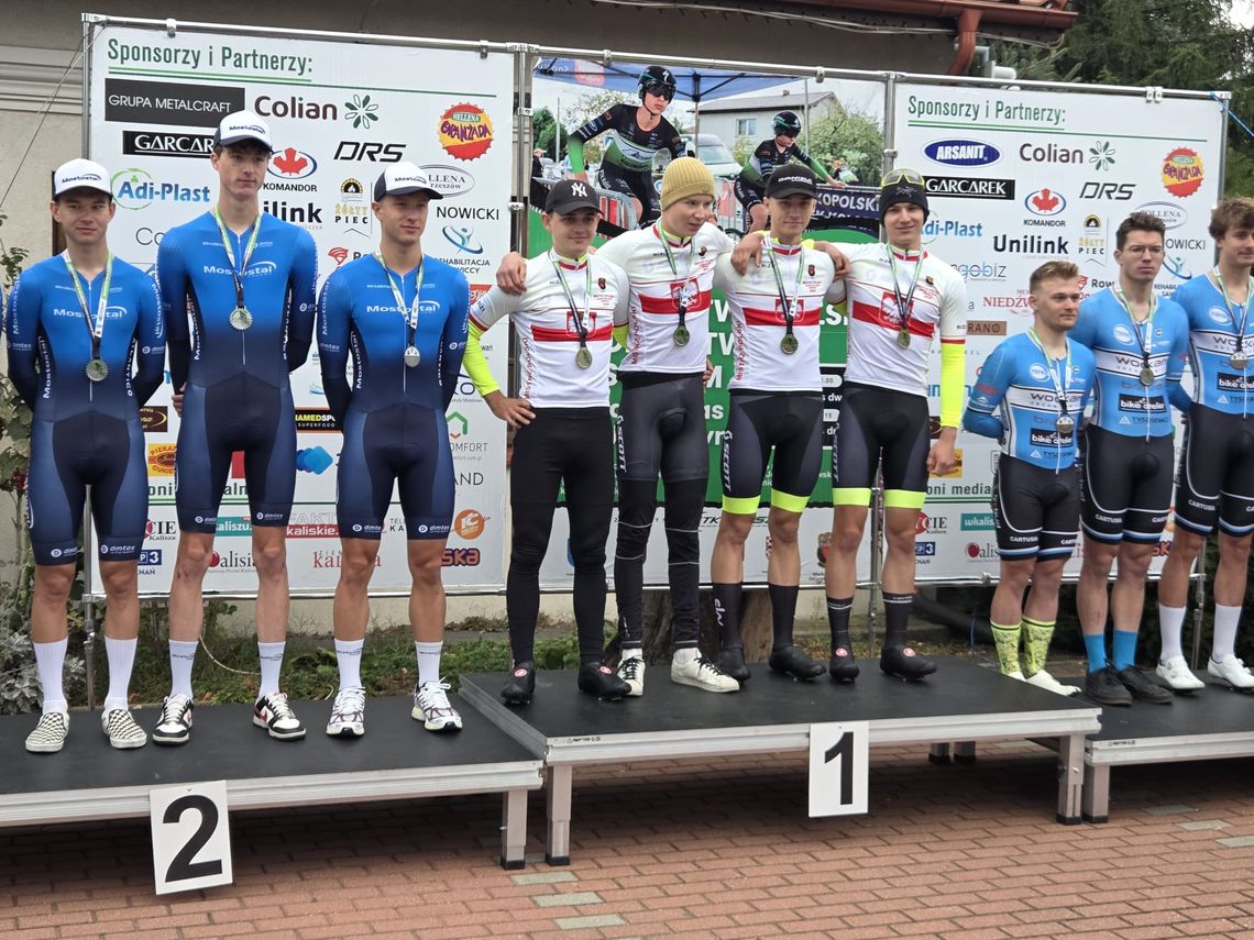 Podwójne mistrzostwo Polski dla kolarzy TC Chrobry Głogów Scott