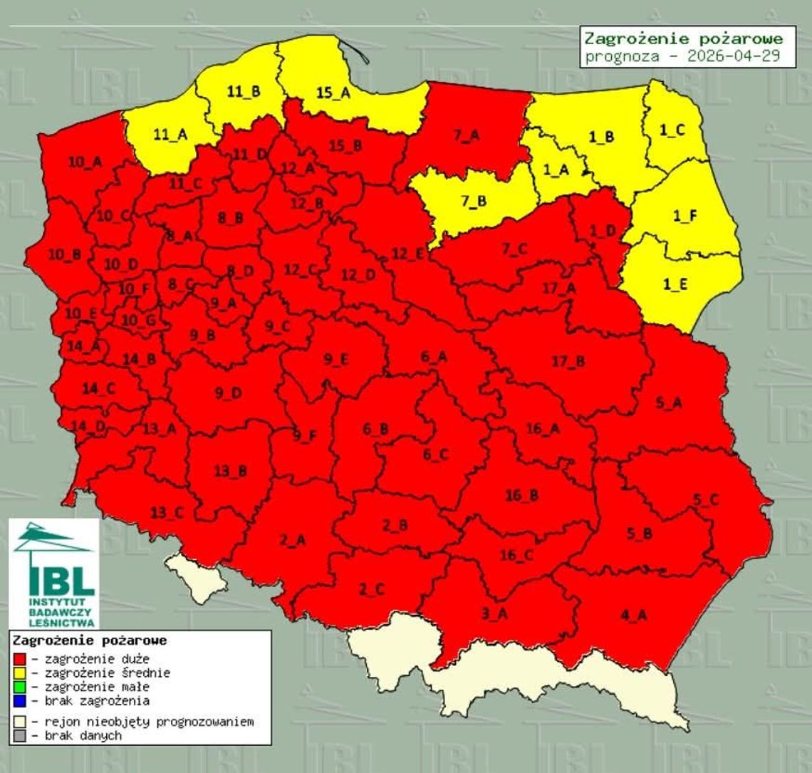 Polska w ogniu. Wysokie zagrożenie pożarowe przed majówką