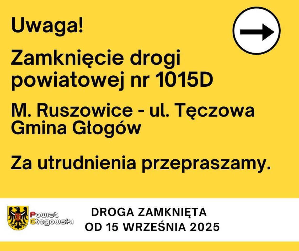 Ruszowice: Ulica Tęczowa zamknięta od 15 września do stycznia