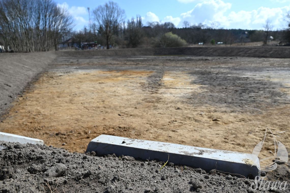 Sława z nową inwestycją. Powstał zbiornik i będzie park