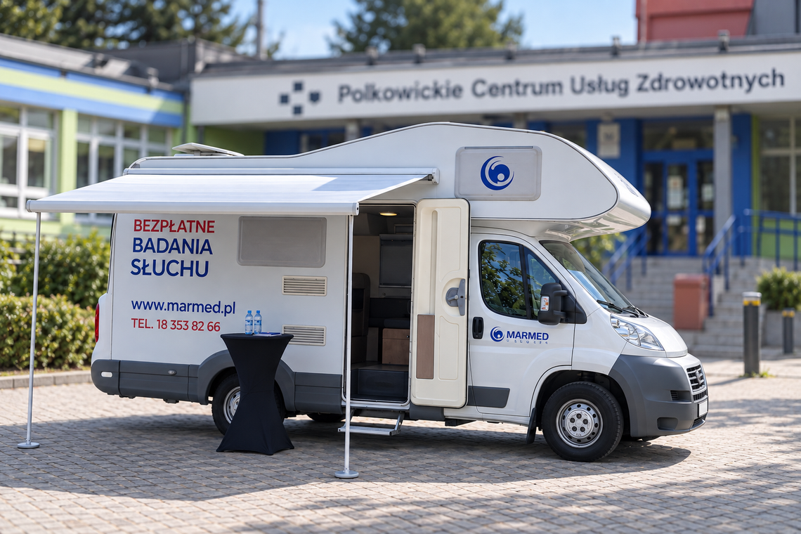 Słuchobus przyjedzie do Polkowic. Mieszkańcy zbadają słuch za darmo