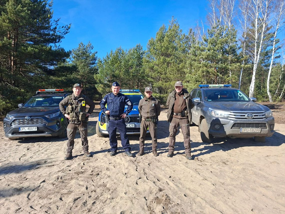 Straż Leśna i policja patrolowały lasy. Trwał sezon na zrzuty poroża