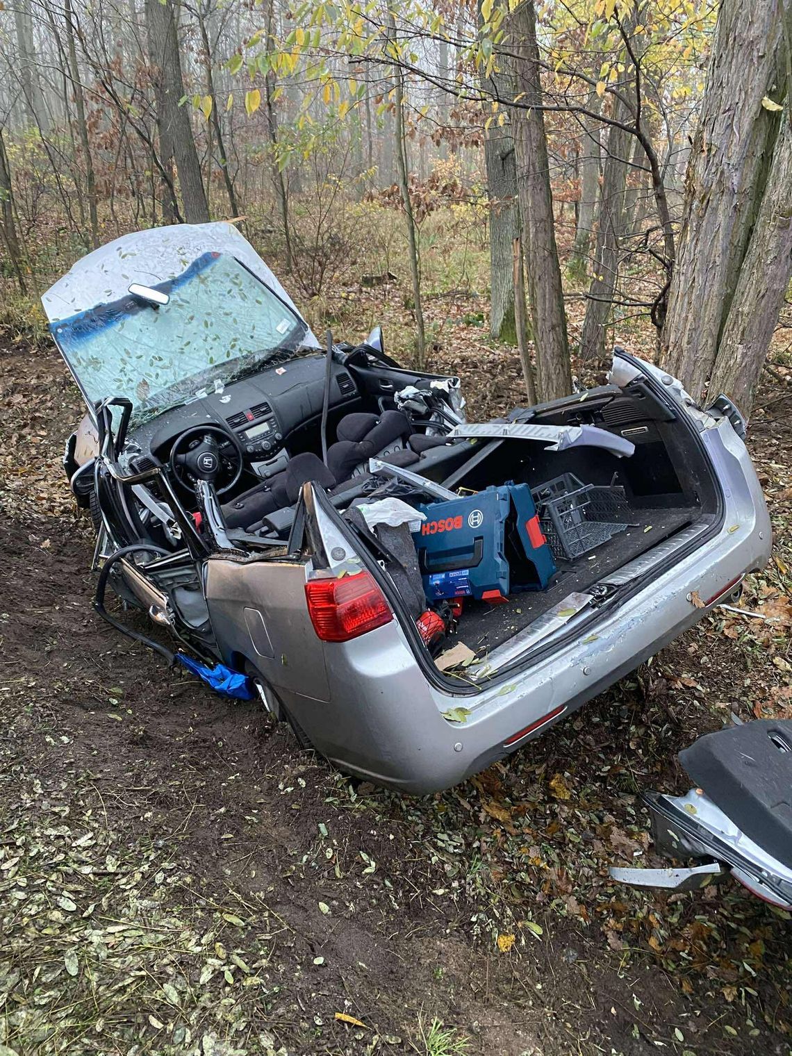 Uratował kierowcę po wypadku