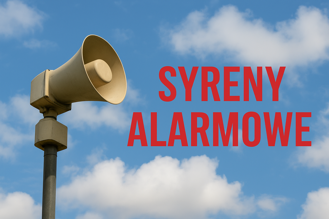 W środę zabrzmią syreny w powiecie głogowskim – to tylko test!