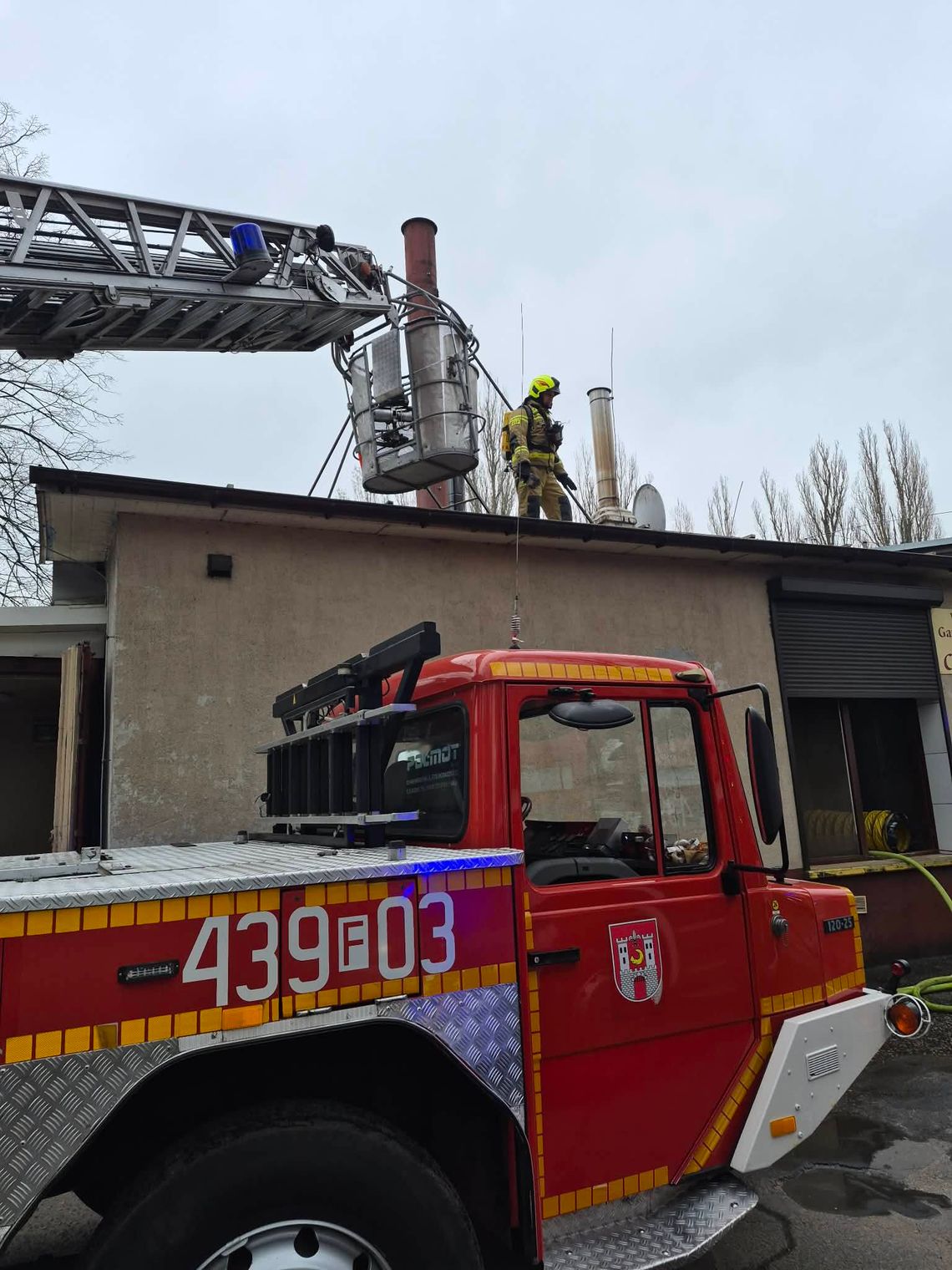 Wschowa i Sława: Dwie akcje straży pożarnej jednego dnia